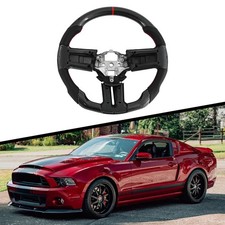 New For 2010-2014 Ford Mustang Steering Wheel Shelby Gt500 Steering Wheel Black