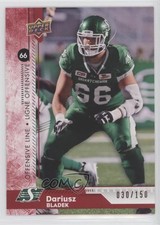 2018 Upper Deck CFL Red 30/150 Dariusz Bladek #141 c6x