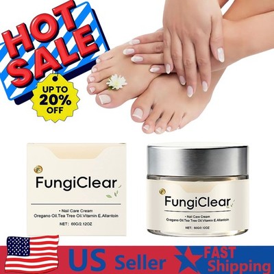 FungiClear Tree & Toenail Care Cream, Phrena Organic Formula with Tea Nail Oil*