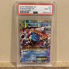 2016 POKEMON XY EVOLUTIONS #22 M BLASTOISE EX PSA 10