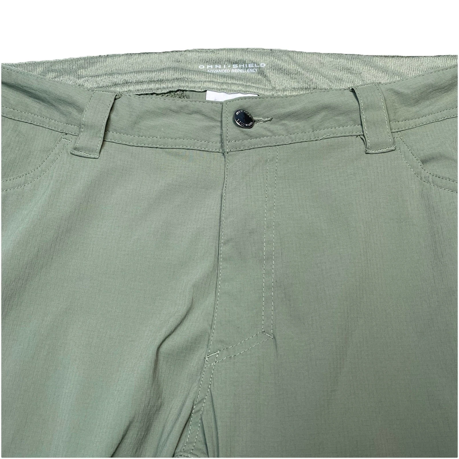 Columbia Silver Ridge II Stretch Convertible Pants 36x28 Mens Green 1839341