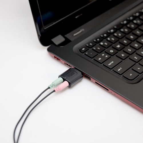 external USB Stereo Sound Adapter for Windows, Mac, Linux Extra Audio Source ... - Picture 4 of 8