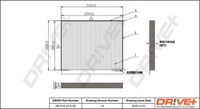 Dr!ve+ DP1110.12.0130 Filter, Innenraumluft FüR Hyundai