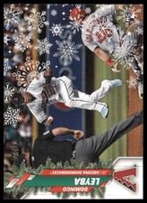 2020 Topps Holiday Domingo Leyba #HW92 Arizona Diamondbacks RC MLB Rookie Card. rookie card picture