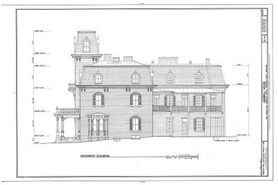 Gambrill House,Urbana Park,Frederick,Frederick County,MD,Maryland,HABS,Home,45