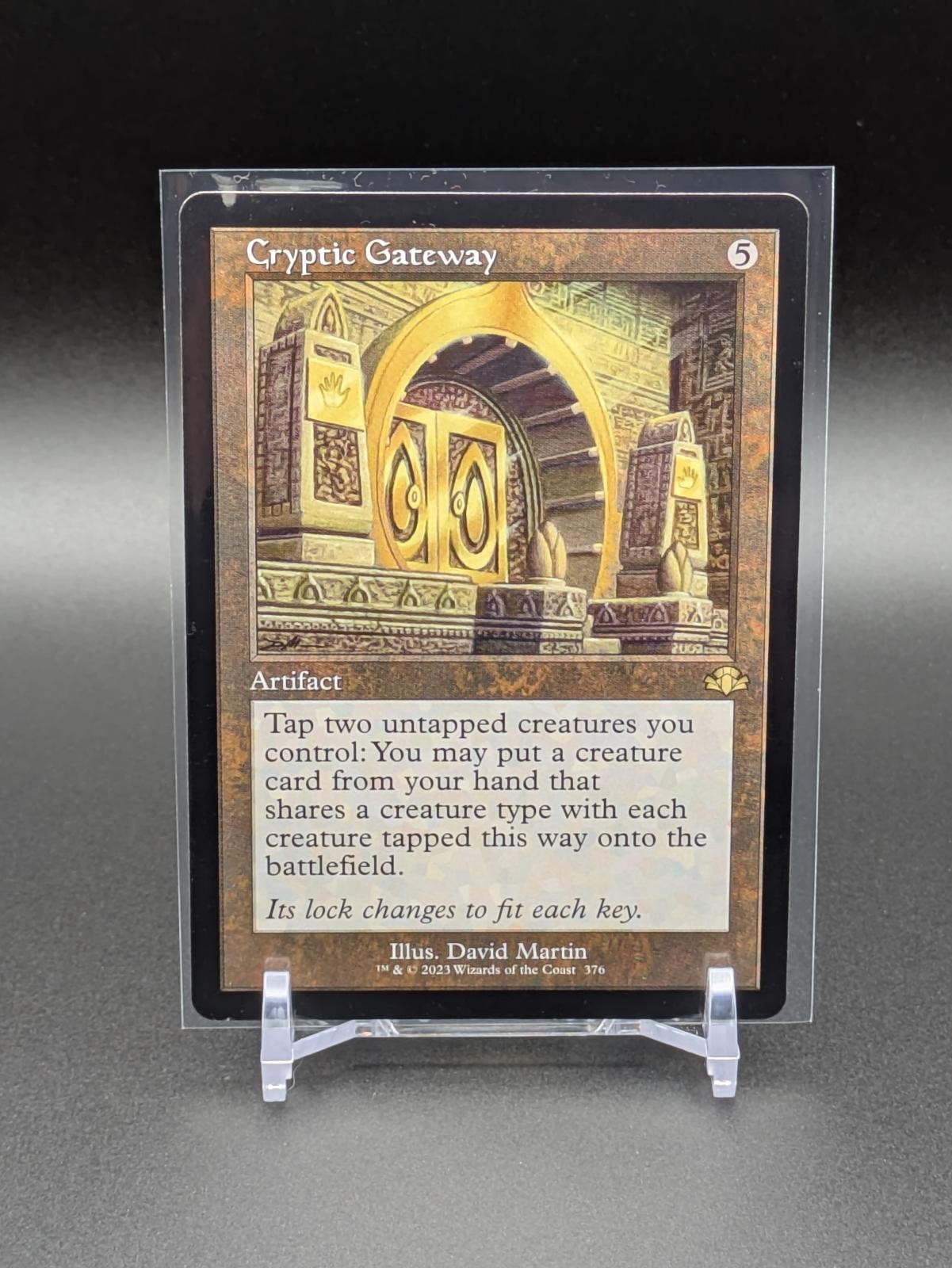 CRYPTIC GATEWAY (RETRO FRAME) 376 - Dominaria Remastered R MP -