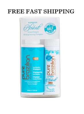 Pure Brazilian Express Blowout Smoothing & Strengthening Complex Kit