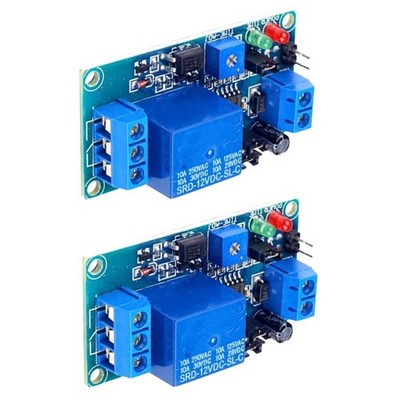 2x12V Verzögerungs-Timer-Trigger-Relais Schließer Typ