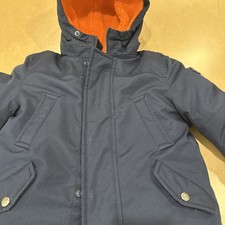 Polo Ralph Lauren Boys' Hooded Duck Down Parka  Navy Blue Size S 7 