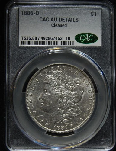 1886 o Morgan Silver Dollar - AU Details