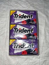 5 X Trident Mixed Berry Sugar Free Gum 12 Packs of 7 Pieces Each New