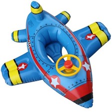 Qiaoniuniu Airplane Baby Swimming Float Inflatable Pool Floaties Toys Outdoor