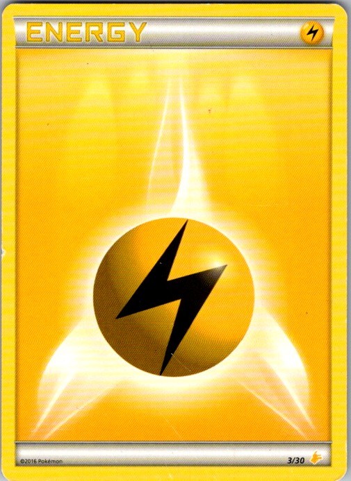 XY Trainer Kit: Pikachu Libre & Suicune #3/30 Lightning Energy (3)