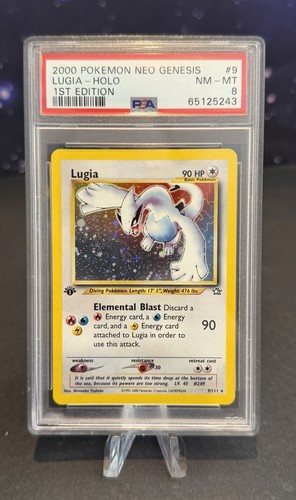Lugia (1st Edition) graded PSA 8 for sale on eBay