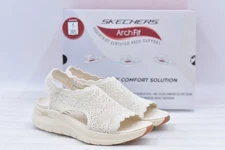 Women's Skechers Arch Fit 2.0 -Flawless Choice Sandal in Off White Size 9 164018