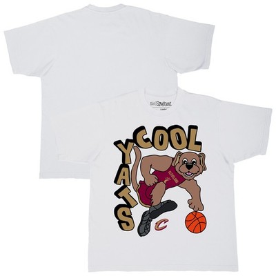 Men's Stadium Essentials White Cleveland Cavaliers NBA x Staycool Mascot