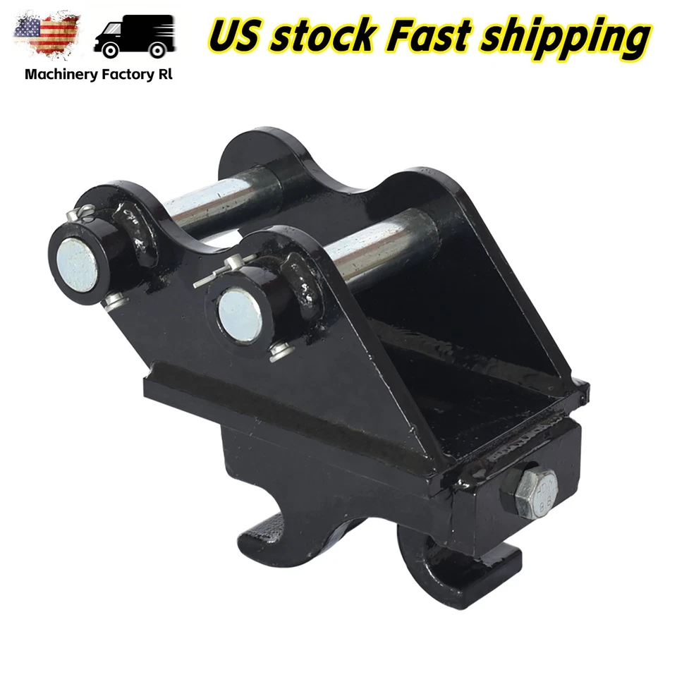 Accesorio de acoplador de enganche rápido para mini excavadora - se adapta a excavadora de 0,8-2 toneladas Foto 2 de 4