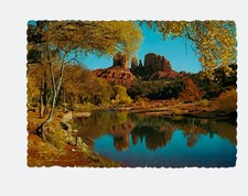 Red Rock Crossing Oak Creek Canyon Courthouse Rock Arizona Postcard L-0057