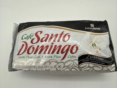 Santo Domingo Ground Coffee 10 oz Brick  Espresso  Grind  ~ EXP 11/26
