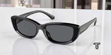 MICHAEL KORS MK2210U 300587 Asheville Black Grey Solid 54 mm Women's Sunglasses