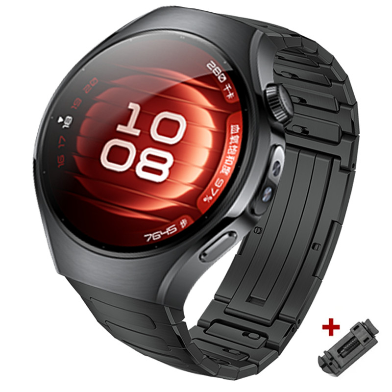 Luxury no gaps titanium alloy strap for huawei watch 5 46mm 42mm metal band