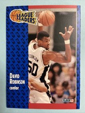 1991 Fleer League Leaders David Robinson Card #225