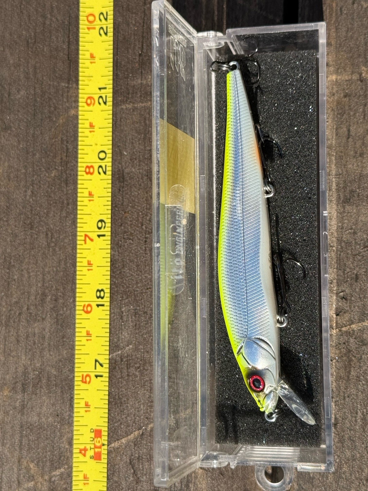 SUPER TUFF FIND “2002”Megabass ITO VISION ONETEN 110  SHAD color NOS UNKNOWN- - Image 10