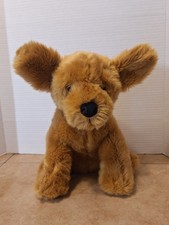Russ Plush Golden Retriever Lab Puppy Dog Banjo 24133 Big Ears Sitting 11"