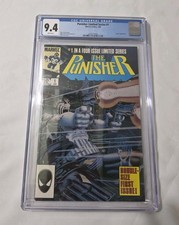 PUNISHER LIMITED SERIES #1 (1986) CGC 9.4 MARVEL COMICS WHITE PAGES