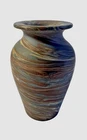 Antique 1920’s Niloak Pottery Mission Swirl Vase 4.5" Tall Earth Tones