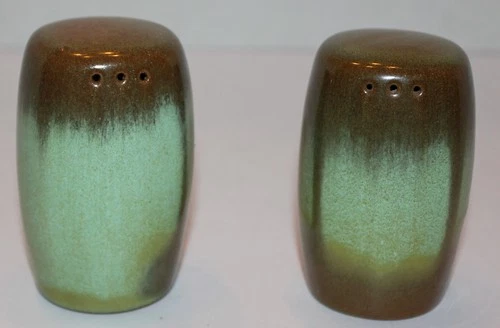 Vintage Frankoma Prairie Green Salt and Pepper shakers