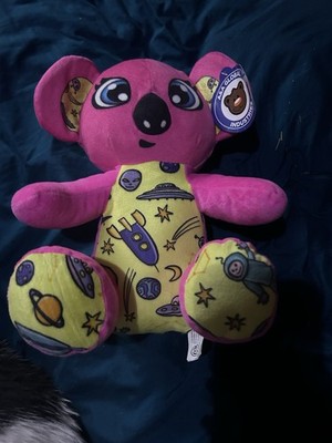 Pink Koala Plush with Yellow Planet Details A&A Global Industries