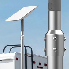 Starlink Gen2 Pipe Adapter Mast Reducer Fits 0.75  2" Poles Aluminum