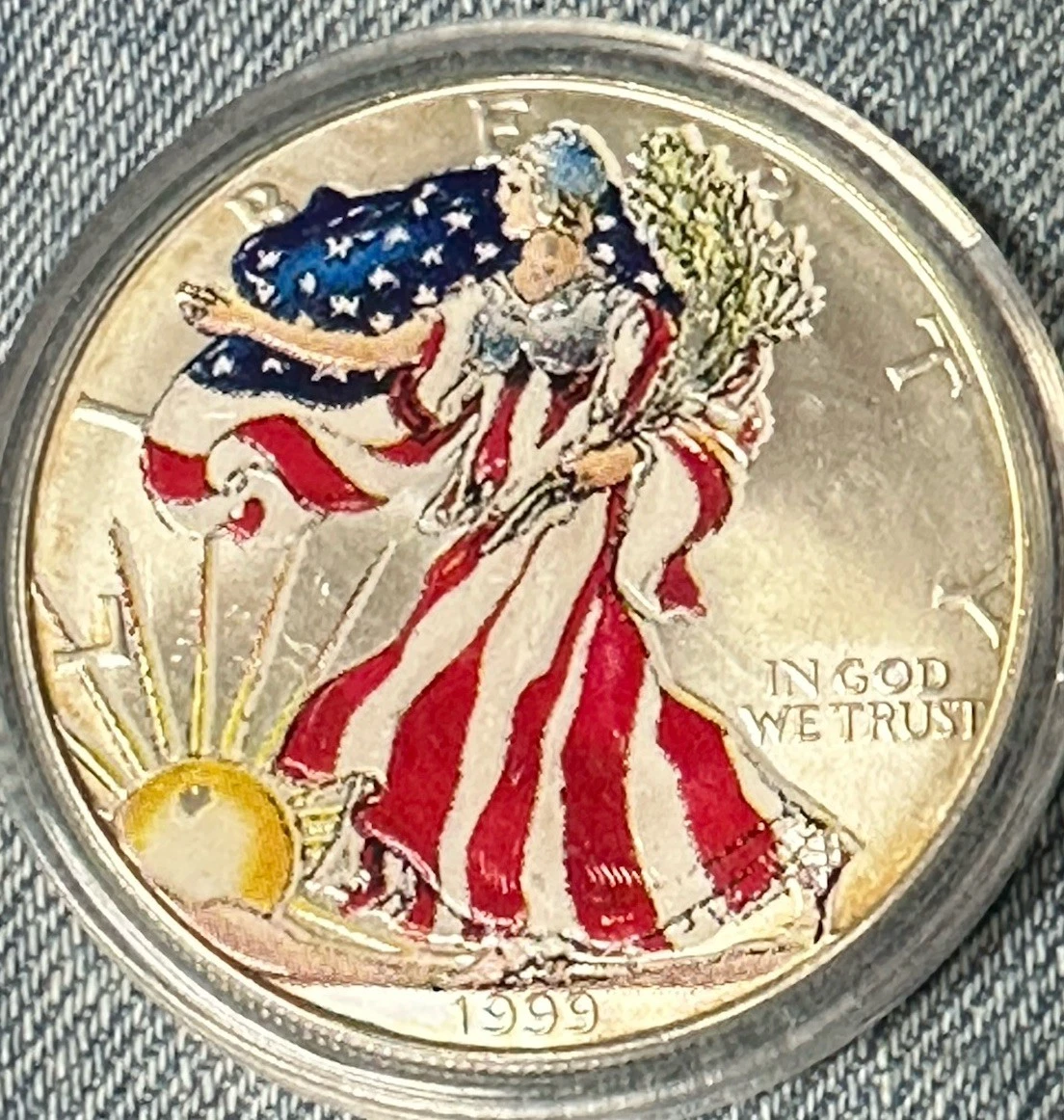 Colorized Silver Eagle for sale | eBay