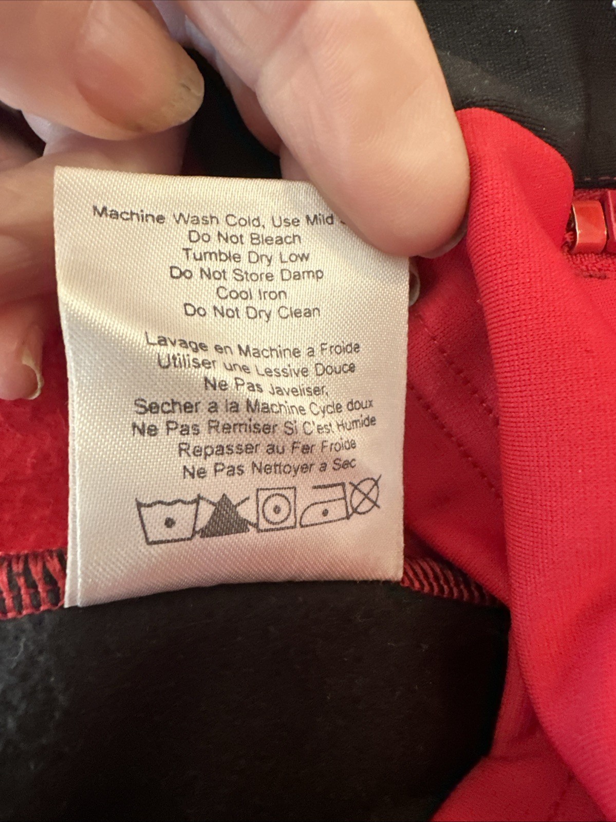 PEARL IZUMI Sleeveless Cycling Jogging Zip Up Red & Black Jacket Sz Med