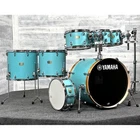 Yamaha Stage Custom Birch 7pc Drum Set 22/8/10/12/14/16/14 Matte Surf Green