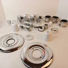 Lot Of  Assorted American Standard Tub Sink Parts Chrome