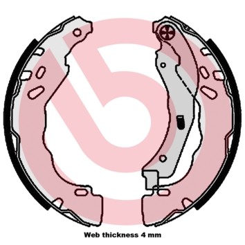 Fits BREMBO S 61 544 HAM JAWS. REAR CITRO╦N/DS/PEUGEOT  ⭐UK Stock⭐
