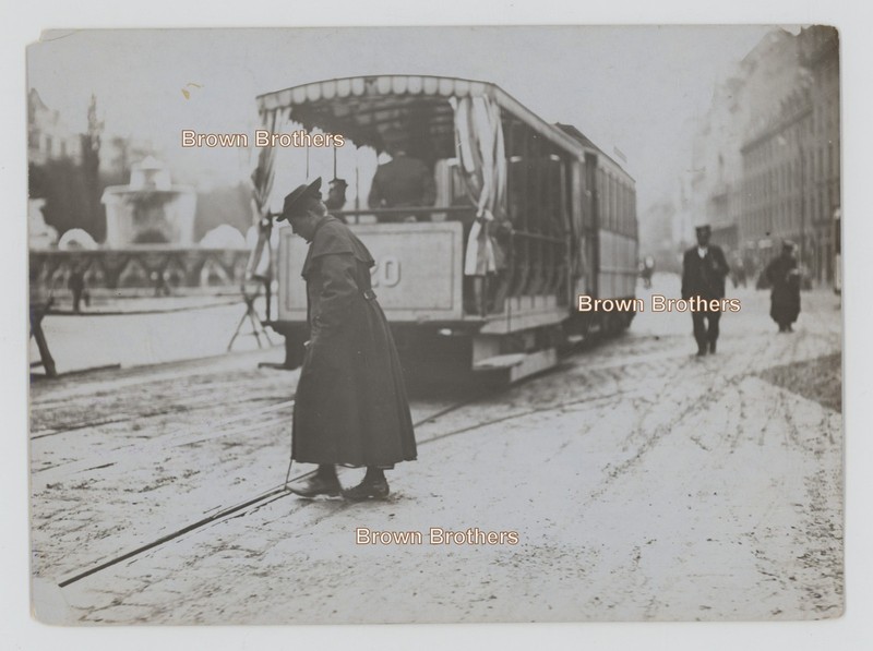 Vintage 1910s German Woman Employed by Munich City Tram Lines Photo by Kester