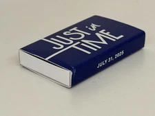 RARE! JUST IN TIME Broadway MATCHES / MATCH BOX Gift! JONATHAN GROFF