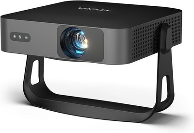 1.81'' Smart Mini Projector with WiFi and Bluetooth, Auto Focus & Keystone Portab