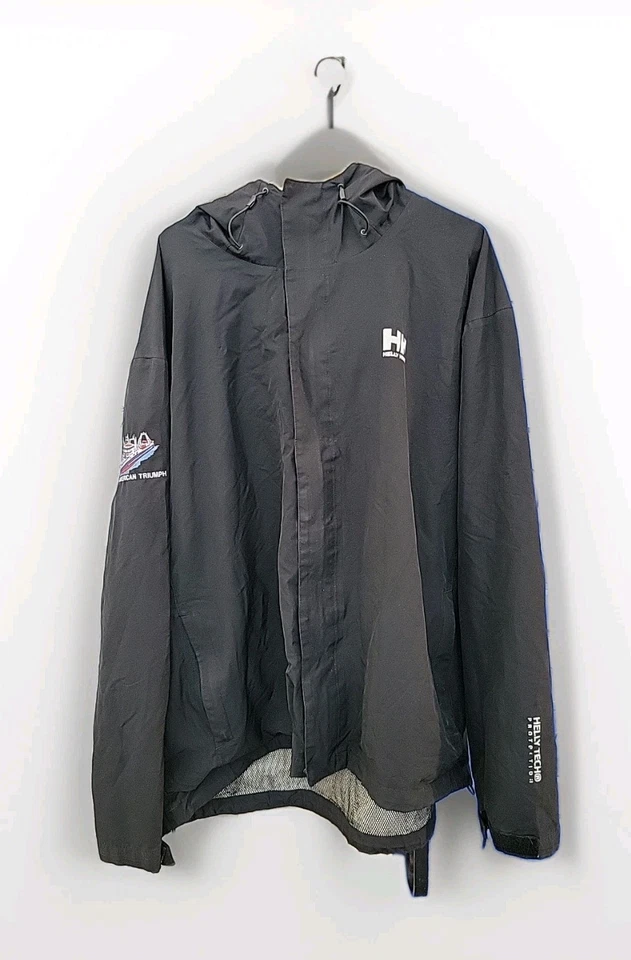 Куртка Helly Hansen Hellytech Performance дождевик на молнии 4XL 54 дюйма грудь черная полиэтиленовая - Изображение 2 из 4