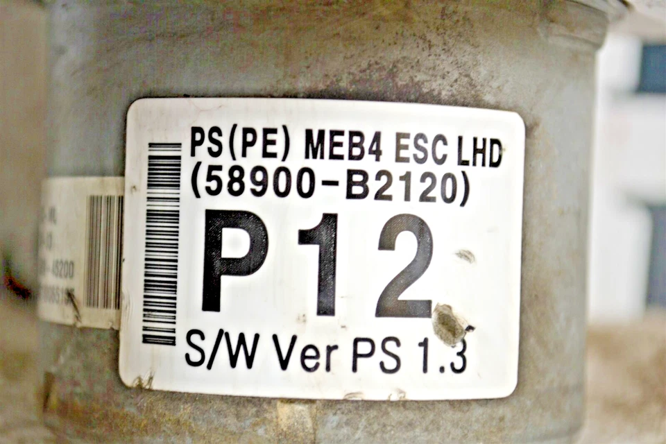 58900B2120 Kia Soul 2017-19 ABS módulo de control de bomba de freno antibloqueo OEM 15L1 561 Foto 4 de 4