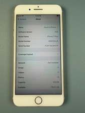 Apple iPhone 7 Plus A1784 128GB Poor Condition Gold AT T ONLY Weak Battery