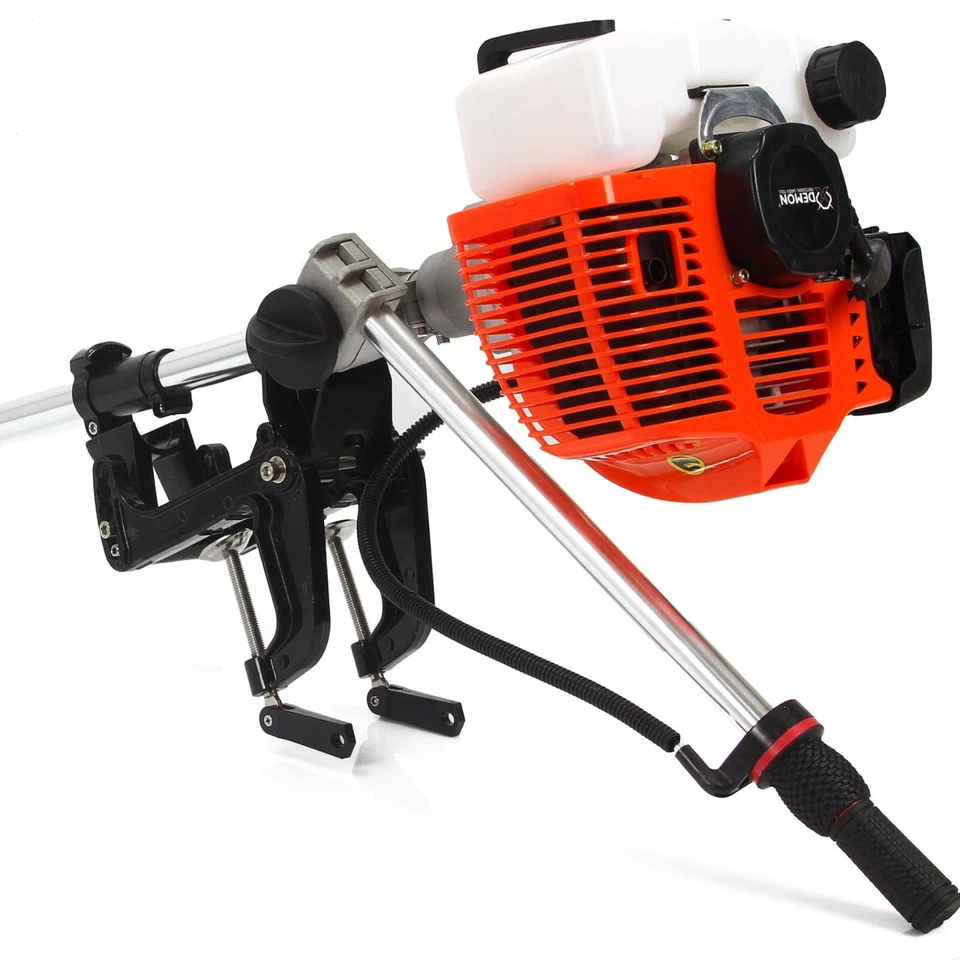 Benzin aussenborder Bootsmotor Benzinmotor Außenborder Für Pontoon 5PS 2Takt+ Öl - Bild 2 von 4