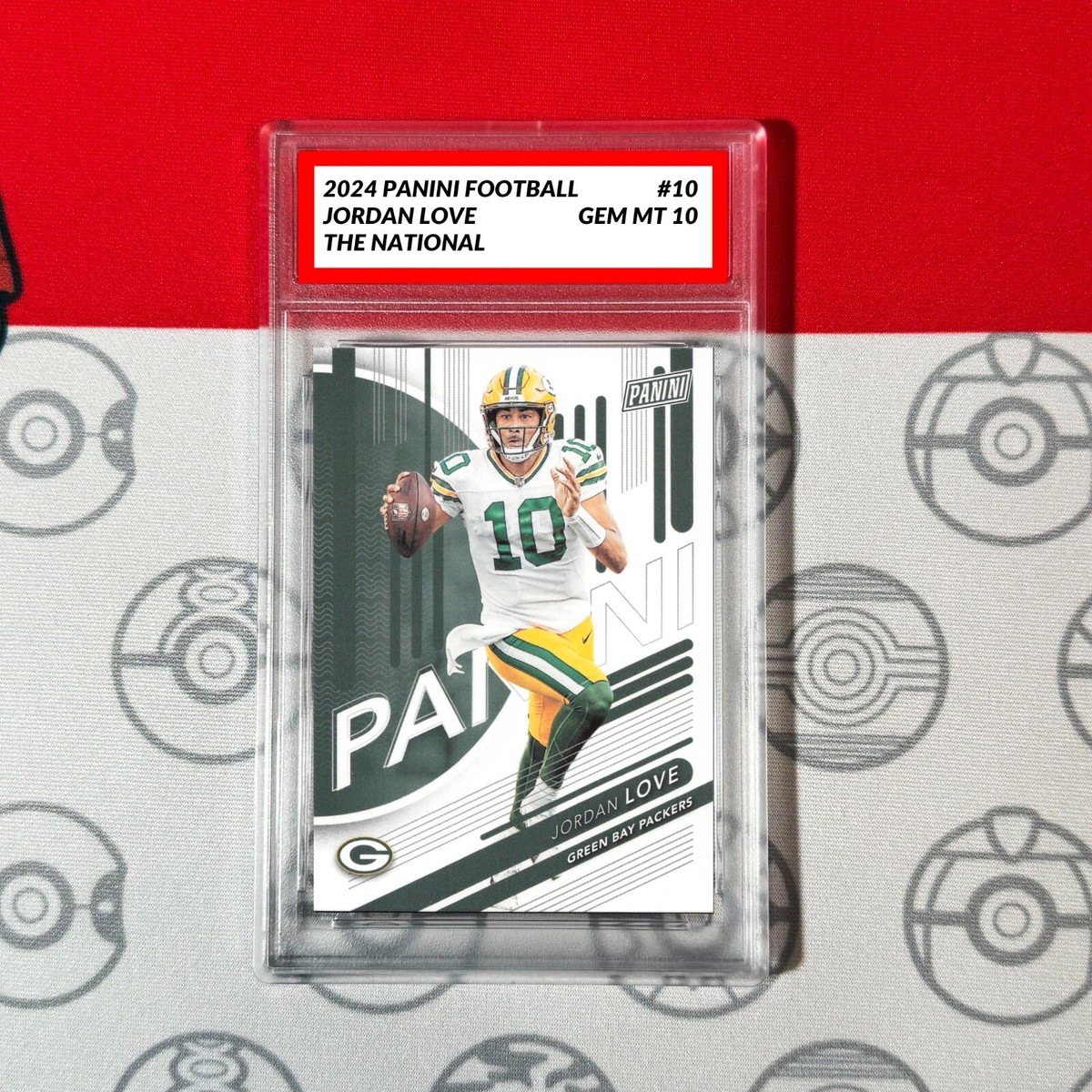 Graded 10 2024 Panini Football #10 Jordan Love Green Bay Packers