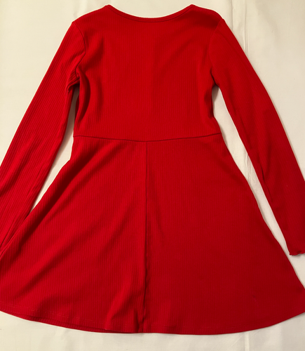 Art Class Girls Red Short A-Line Dress Size M 8 - Picture 2 of 4