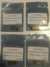 4 Toner Chip Xerox Phaser 6510 WorkCentre 6515DN, Workcenter 6515DNI