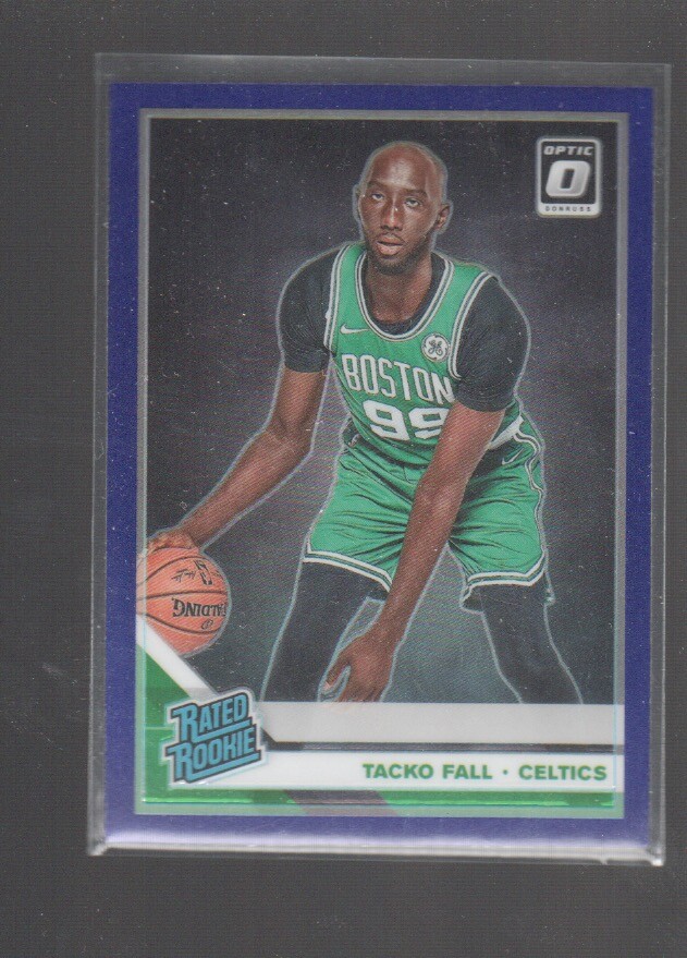 TACKO FALL 2019-20 PANINI DONRUSS OPTIC PURPLE PRIZM ROOKIE #161