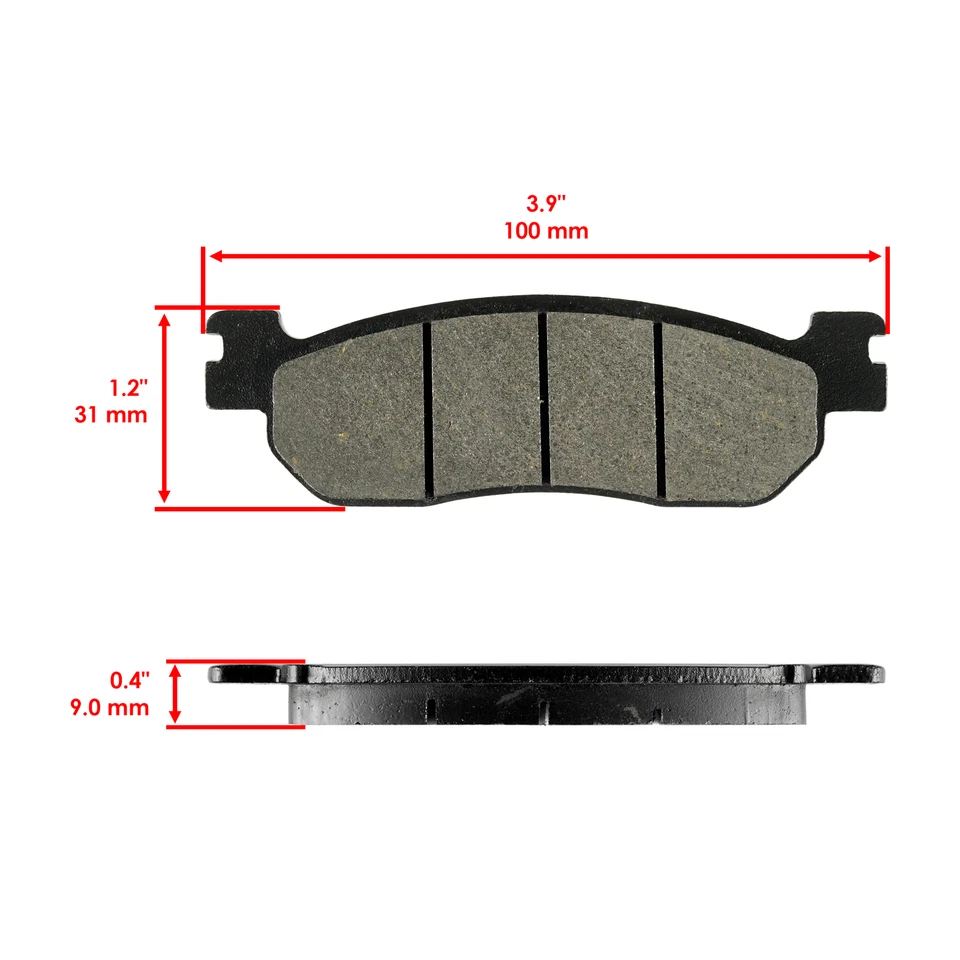 Front Brake Pads for Yamaha TW200 Trailway 200 2001 2002 2003 2004 2005-2024 — 第 2/4 张图片